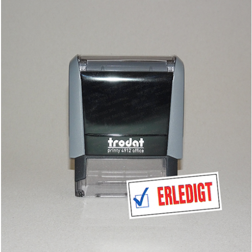 Stempel «Erledigt»