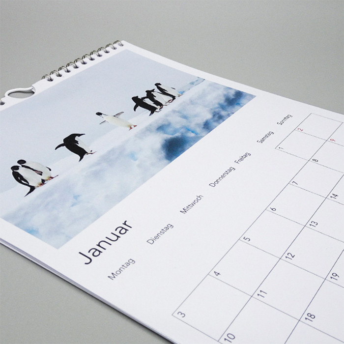 Druckhuus - Kalender 2019, DIN A4, Hochformat
