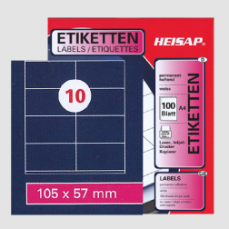 Selbstklebe-Etiketten – 105 x 57 mm