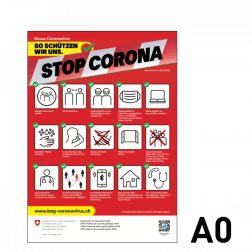 Plakat A0 - Stop Corona