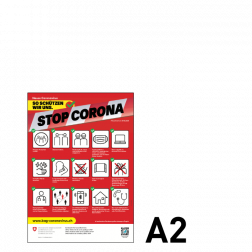 Plakat A2 - Stop Corona